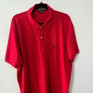 Red US Polo Association XXL Men's Polo Shirt
